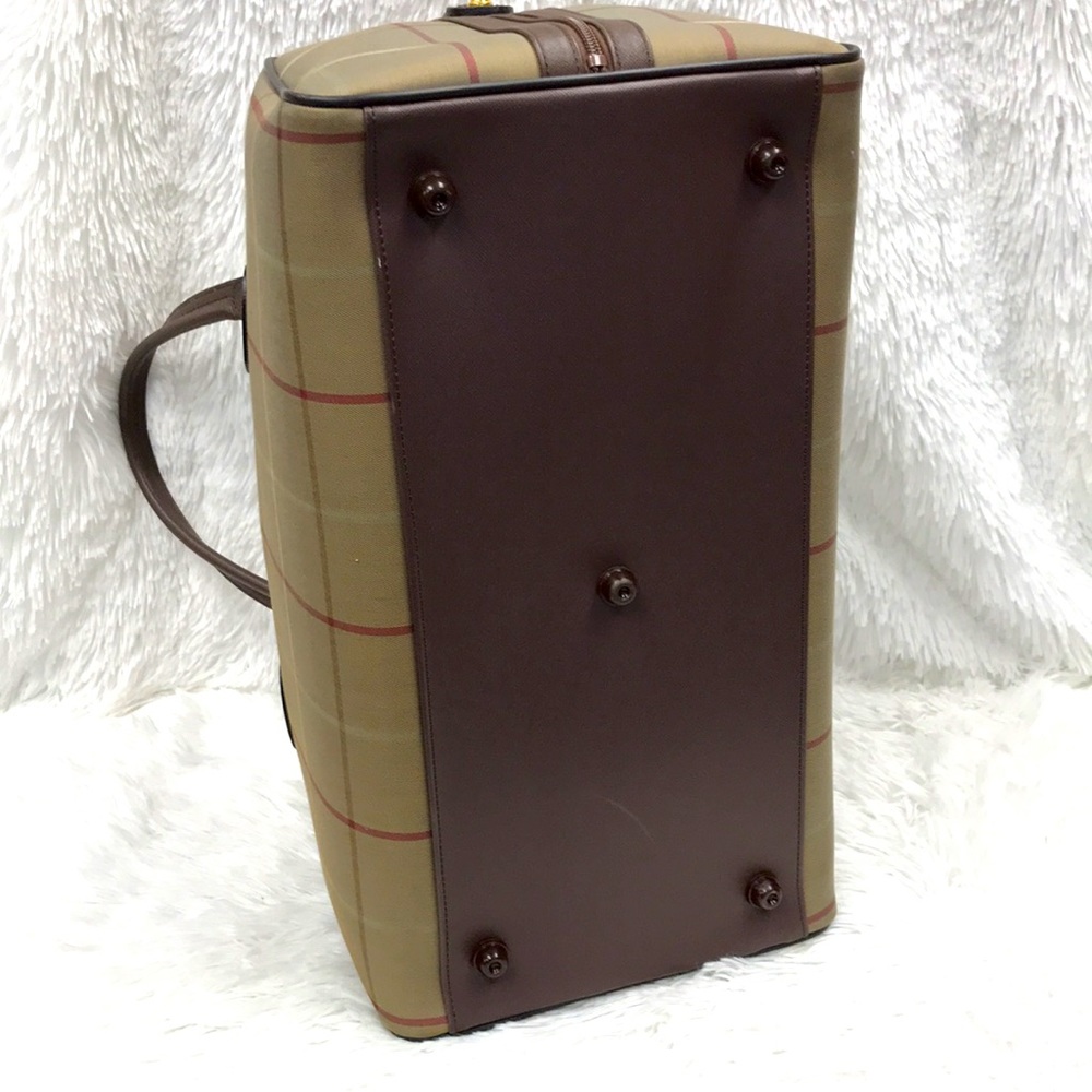 BURBERRY VINTAGE DUFFLE BOSTON BAG BURBERRYS - Picture 3 of 14